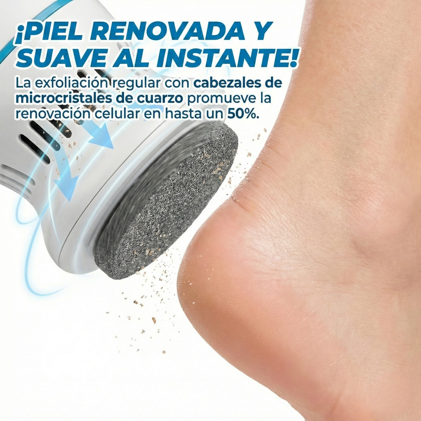 SmoothStep™ - Elimina Callosidades al Instante, Pies Suaves sin Esfuerzo y sin Residuos